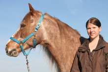 Céline Weiss et son cheval Flyer