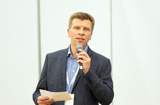 Stefan Kuhn anlässlich einer Medienkonferenz am CHI Genf 2019 (Bild: N. Niklaus/SVPS)