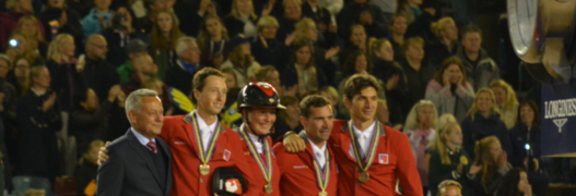 Le bronze européen pour l’équipe suisse des cavaliers de saut d’obstacles à Göteborg (SWE)