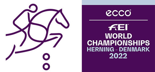 Logo WM Herning und FEI-Piktogramm Springen