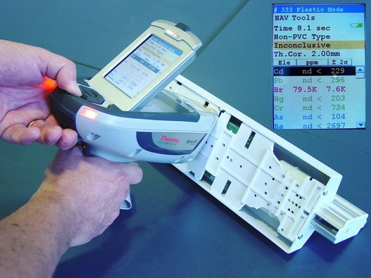 Spectromètre XRF portable pour l’analyse de métaux. Photo: HAFL