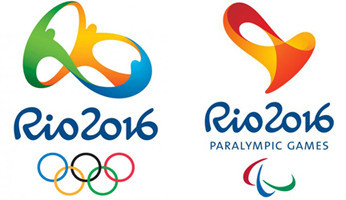 Offizielles Logo der Olympischen Spiele von Rio de Janeiro sowie der Paralympischen Spiele 
