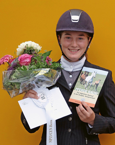 «Happy Horse»-Gewinnerin Nadja Minder. (Foto: STS)