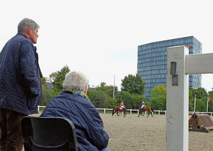 Le jury «Happy Horse» suit les cavaliers de près. (photo: ­PSA)