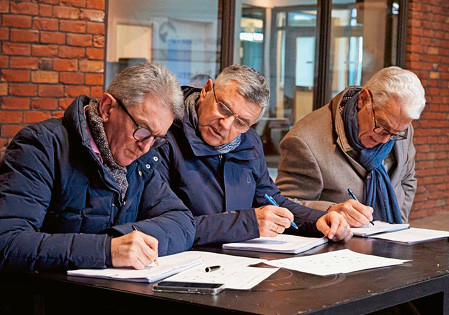 Jean-Maurice Bonneau, Otto Becker et Emile Hendrix (de gauche à droite) durant la sélection | © YRA/Fabio Petroni