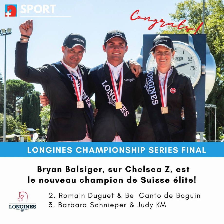 Longines Championship Series 2022 - Le podium