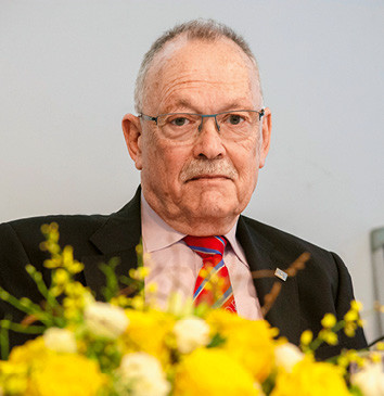 Claude Nordmann, responsable Relations Internationales sortant.