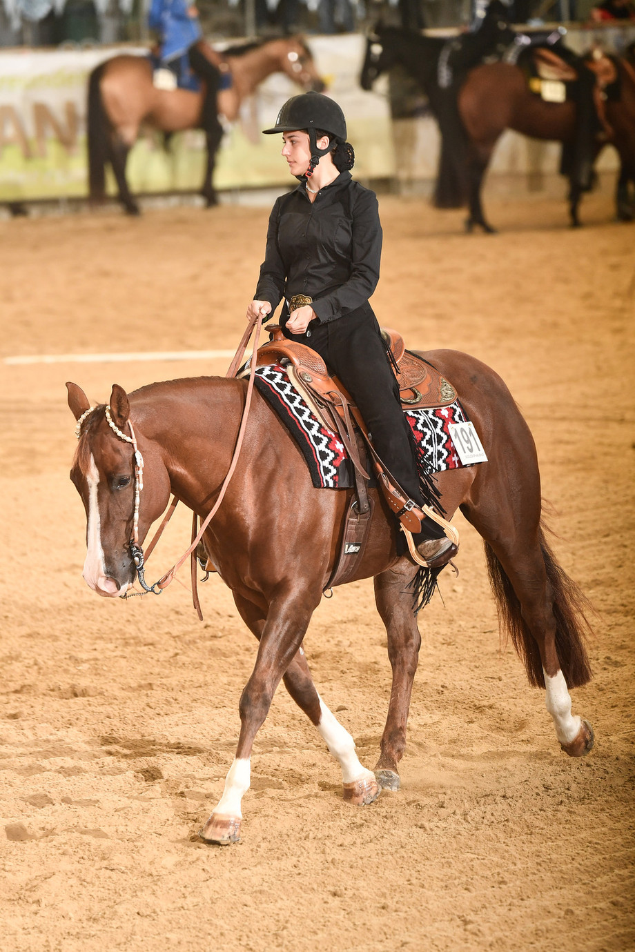 Die korrekte Ausrüstung von Pferd und Reiter beim Brevet «Western». Foto: Luxcompany