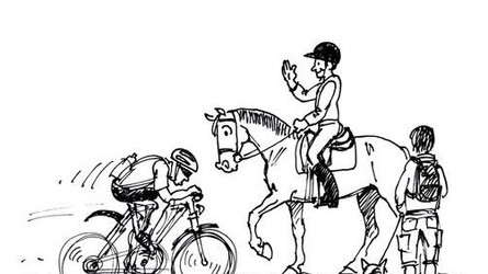 Règles de comportement pour tous ceux qui circulent avec des chevaux: Comment se comporter envers les autres lorsqu’on est à cheval?