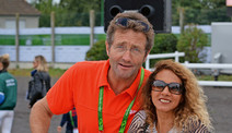 Thomas Wagner avec sa femme Yael aux JEM 2014 en Normandie | © FSSE/Nadine Niklaus