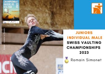 Champion Suisse Juniors Hommes (individuel): Romain Simonet