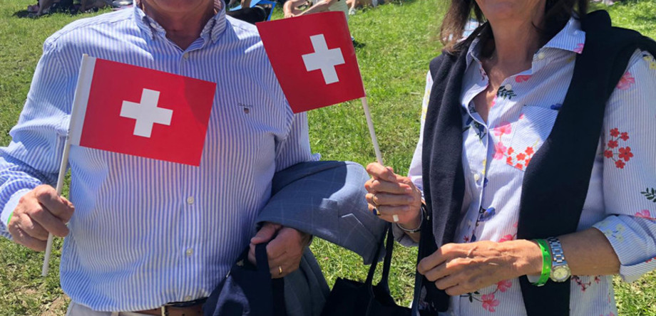 Die Organisatoren von Falsterbo zu Besuch in St. Gallen (Bild: Andy Kistler)